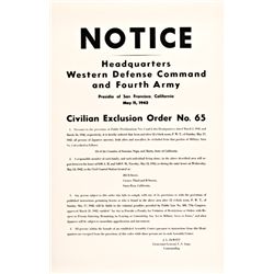 Historic Matched Pair 1942 Japanese-American Internment Order Broadsides