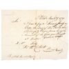 Image 1 : Leonard Jacoby Signed Document, 1790 Jewish Philadelphia Merchant