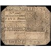 Image 1 : PEYTON RANDOLPH Signed Colonial Currency, VA. April 5, 1759. Five Pounds Rarity