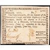 Image 1 : Georgia. June 8, 1777. Four Fifths of a Dollar. Serial Number 3 !! PMG EF-40 EPQ