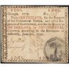 Image 1 : Colonial Currency, GA. June 8, 1777, Six Dollars Millstone on Palm Tree Seal