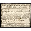 Image 1 : Colonial Currency, VA, May 7, 1781, $35 Note PCGS Choice New-63