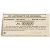 Image 3 : Two c. 1815 National Lottery Circular Letters and a Lottery Ticket