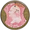 Image 1 : Encased Postage Stamp, Three Cents. AYERS SARSAPARILLA, Large AYERS Type