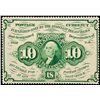 Image 1 : Fractional Currency, FR-1241. 1st Issue 10¢ Washington