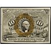 Image 1 : Fractional Currency, FR-1244 2nd Issue 10¢ Washington