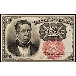 Fractional Currency, FR-1266 5th Issue 10¢ Meredith