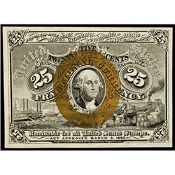 Fractional Currency, FR-1286 2nd Issue 25¢ Washington