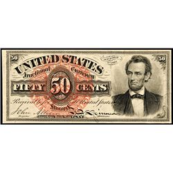 Fractional Currency, FR-1374 4th Issue 50¢ Lincoln