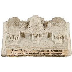 United States Treasury Macerated Currency of the United States Capitol Building