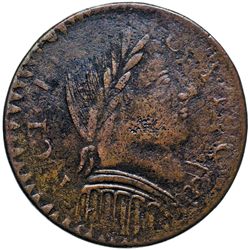 1787 Connecticut Copper. Mutton Head Type. Miller 1.2-C