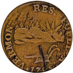 1785 Vermont Copper. Landscape Type. VERMONTS. Ryder-2. PCGS Very Fine-25
