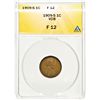 Image 3 : Popular 1909-S VDB Lincoln Cent ANACS Fine-12