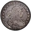 Image 1 : 1799 Draped Bust Silver Dollar. Heraldic Eagle Reverse. Bolen-1