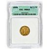 Image 3 : 1908 Indian Head $2.50 Gold Quarter Eagle, ICG graded Mint State-63