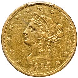 1844-O Liberty Head Ten Dollars Gold Eagle