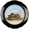 Image 1 : Early San Francisco Mint Souvenir Plate, c. 1910 Multicolored with Gold Trim