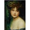 Image 1 : EDUARD VEITH 1856 Novy Jicin - 1925 Vienna Beauty with a Green Veil