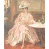 Image 1 : TAVIK FRANTISEK SIMON 1877 Zeleznice u Jicina - 1942 Prague Parisienne in a Cafe