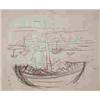 Image 1 : JAN ZRZAVY 1890 Vadin (Okrouhlice) u Havlickova Brodu - 1977 Prague Barge with Fishermen