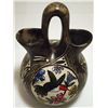 Image 5 : Navajo Etched & Hand-Painted Double-Fluted Hummingbird Pottery - Everson Whitegoat