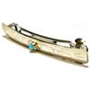 Image 2 : Navajo Turquoise Thin Design Hair Barrette