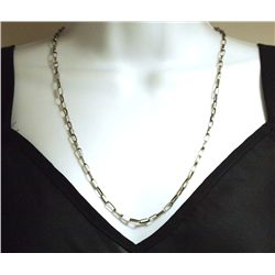 Navajo 30" Sterling Silver Handmade Link Necklace Chain - Sally Shirley