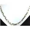 Image 2 : Navajo 30" Sterling Silver Handmade Link Necklace Chain - Sally Shirley
