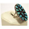 Image 2 : Old Pawn Zuni Turquoise Sterling Silver Women's Ring