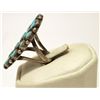 Image 3 : Old Pawn Zuni Turquoise Sterling Silver Women's Ring