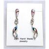Image 1 : Zuni Multi-Stone Spiraling Earrings