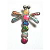 Image 1 : Zuni Opal Multicolor Dragonfly Pendant & Pin