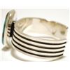 Image 3 : Zuni Mountain Turquoise Sterling Silver Cuff Bracelet - Ric Laselute