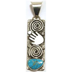 Navjao Turquoise Sterling Silver Pendant - Alex Sanchez