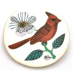 Zuni Multi-Stone Bird Sterling Silver Pendant & Pin - Rudell & Nancy Laconsello