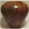 Image 2 : Navajo Etched Painted & Finished Yei Pottery - Nancy Chilly