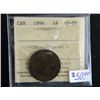 Canada - 1 Cent - 1896 - ICCS - AU-55