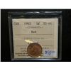 Image 1 : Canada - 1 Cent - 1942 - Red - ICCS - MS-64