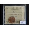 Image 1 : Canada - 1 Cent - 1947 - Red - ICCS - MS-64