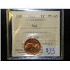 Image 1 : Canada - 1 Cent - 1963 - Red - ICCS - MS-65