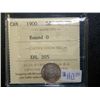 Image 1 : Canada - 5 Cents - 1900 - Round 0 - ICCS - VF-20