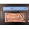 Image 1 : Canada - $2.00 - 1954 - Replacement - CCCS - F-12