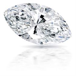 EGL CERT. MARQUISE DIAMOND 1.47 CTW G/SI2