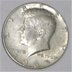 1965 SILVER KENNEDY HALF DOLLAR *NICE EARLY SILVER HALF DOLLAR*!! HALF DOLLAR CAME OUT OF SAFE BOX!!