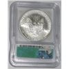 Image 2 : 2005 SILVER EAGLE 1oz *CERTIFIED BY ICG MS-69*!! SILVER EAGLE CAME OUT OF SAFE BOX!!
