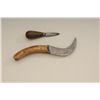 Image 8 : Great little lot of 2 authentic Will & Finck,  S.F. Cal-marked items including a curved  blade skinn