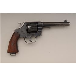 Colt United State Property U.S. Army Model  1917 DA revolver, .45 cal., 5-1/2” barrel,  military blu