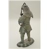 Image 3 : Bronze statue of a Shogun warrior, approx.  19” in height with great detail and nice  patina, in our