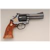 Image 2 : Presentation Smith & Wesson Model 586 DA  revolver in wood and glass display case, .357  Magnum cal.