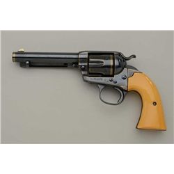 Colt Bisley single action revolver, .41 cal.,  5-1/2” barrel, customized gold inlaid trim  lines and